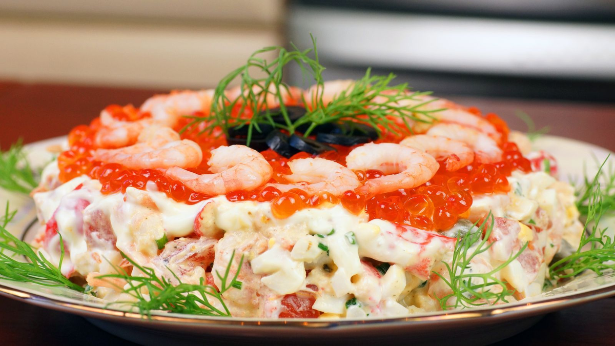 Салат Нептун: морская свежесть в каждой порции