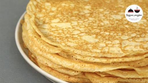 Как приготовить блины из черствого хлеба на Масленицу