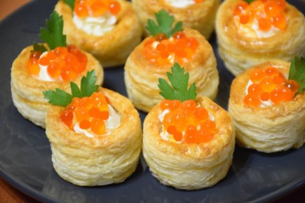 Волованы с красной икрой: идеальное угощение на любой праздник