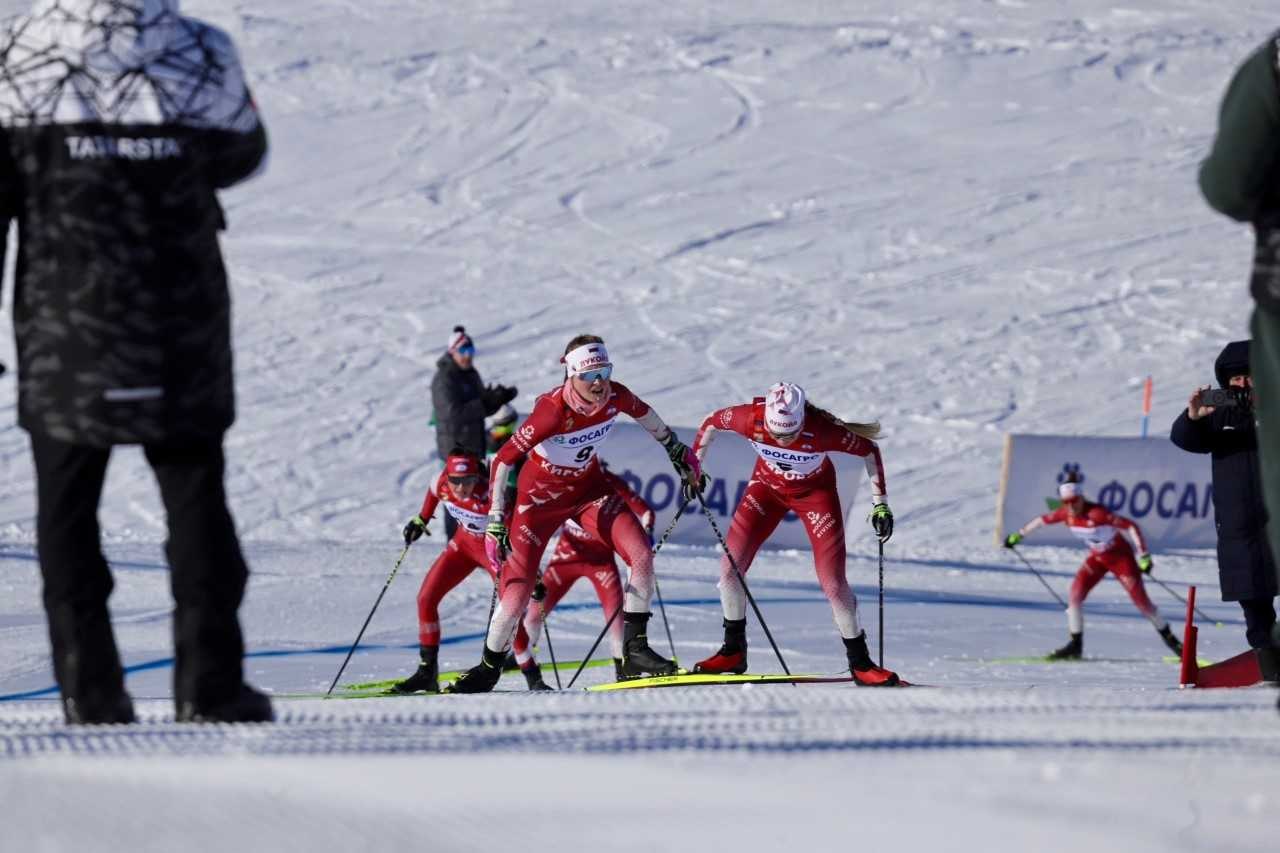 Дарья Канева — бронзовый призёр масс-старта в финале ФосАгро Кубка России по лыжным гонкам