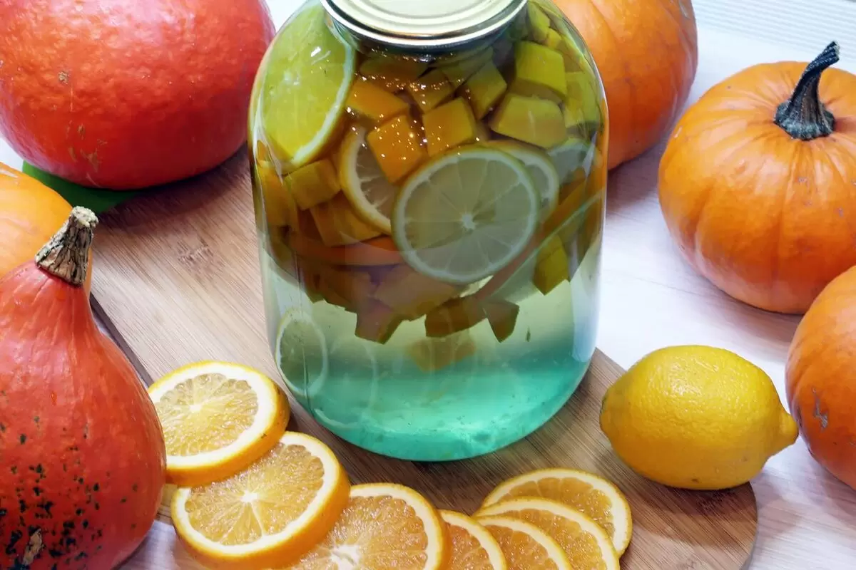 Неповторимый вкус тыквы с цитрусами: компот для зимних заготовок