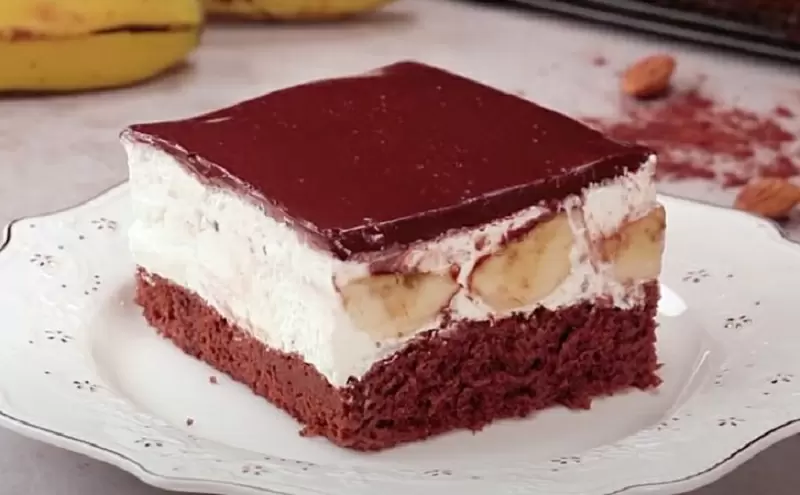 Шоколадно-банановый торт: быстрый рецепт, который покорит ваши вкусовые рецепторы