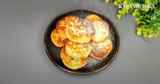 Сырники с лимонной цедрой