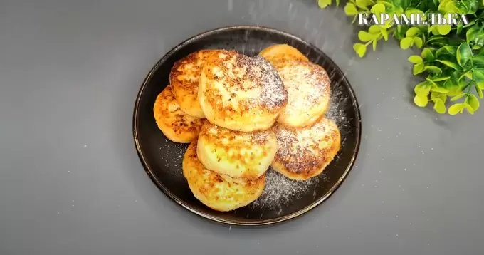 Сырники с лимонной цедрой