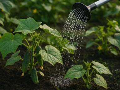 Как обеспечить высокие урожаи огурцов осенью: секреты зольного настоя