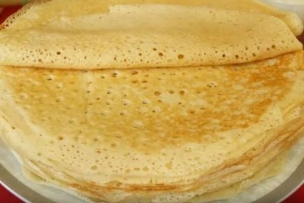 Один из лучших рецептов дрожжевых блинов