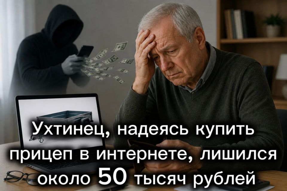 Ухтинец, надеясь купить прицеп в интернете, лишился около 50 тысяч рублей