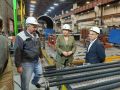 Министр экономического развития и промышленности Республики Коми Алексей Просужих посетил АО «Ухтинский экспериментально механический завод»