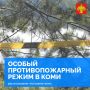 Особый противопожарный режим в Коми
