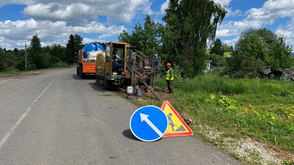 В селе Ыб началось строительство внутрипоселкового газопровода