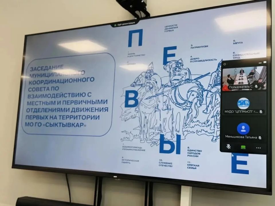 В Сыктывкаре прошло заседание Координационного совета по развитию "Движения Первых" на территории столицы Коми В Сыктывкаре прошло заседание Координационного совета по развитию "Движения Первых" на территории столицы Коми