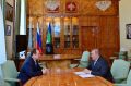 Глава Коми Ростислав Гольдштейн обсудил с председателем Госсовета республики Александром Макаренко ключевые законопроекты перед завершением весенней сессии парламента