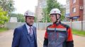 Мэр столицы Коми Максим Мартышин проверил ход работ и соблюдение графика реконструкции тепловых сетей