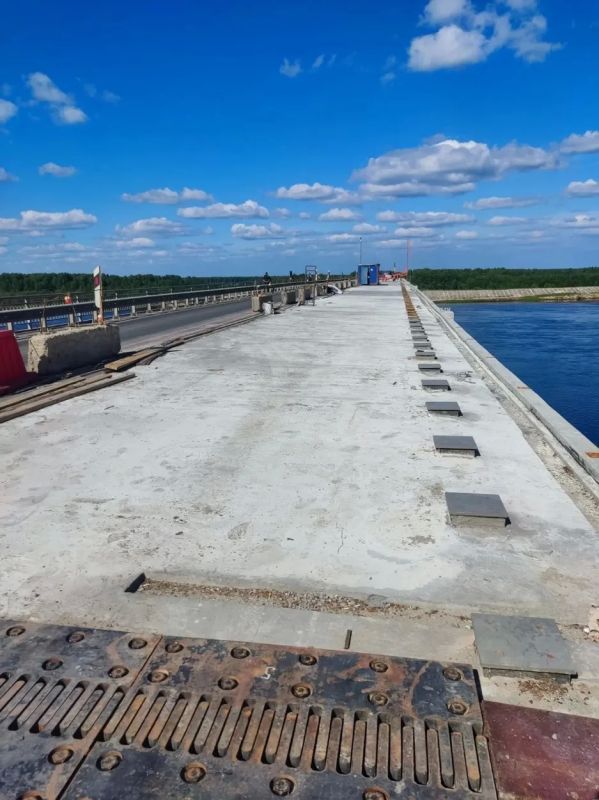 Ремонт моста через Вычегду в Корткеросском районе близится к завершению Ремонт моста через Вычегду в Корткеросском районе близится к завершению