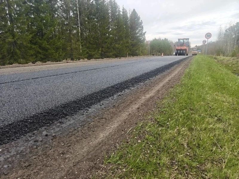 В Прилузском районе продолжается ремонт дороги Летка – Прокопьевка от автомобильной дороги «Вятка»