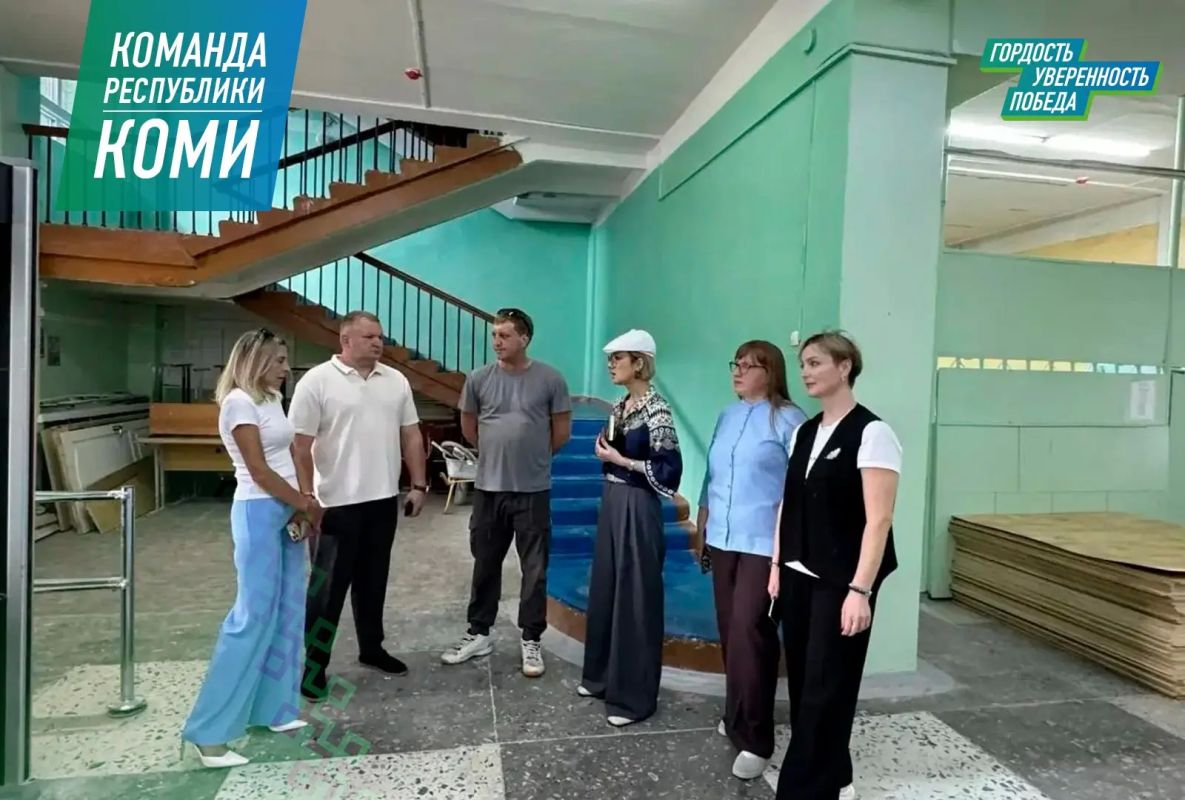 Мария Бутина взяла на личный контроль ремонт школы №1 в Вуктыле