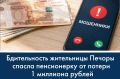 Бдительность жительницы Печоры спасла пенсионерку от потери 1 миллиона рублей