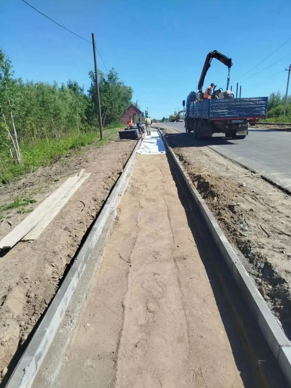 На подъезде к Усинску ведётся обустройство автомобильной дороги На подъезде к Усинску ведётся обустройство автомобильной дороги