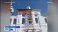 Завершается ремонт и побелка южной части Богоявленского храма в деревне Ляли Княжпогостского района