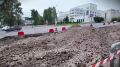 В Сыктывкаре стартовал ремонт тротуара от мемориала «Вечный огонь» до Театральной площади