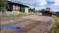 В селе Вольдино Усть-Куломского района продолжается обновление участка автодороги протяжённостью 2,4 км