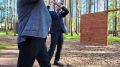 Максим Мартышин: Сегодня побывал в Верхней Максаковке, проверил, как идёт завершение работ в парке «Пера»