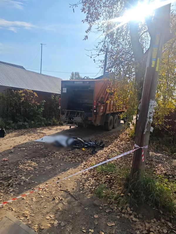 В Корткеросском районе мусоровоз насмерть сбил велосипедиста В Корткеросском районе мусоровоз насмерть сбил велосипедиста