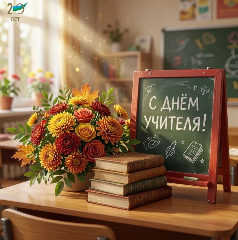 С Днём учителя!. Общественная палата Республики Коми поздравляет педагогов и ветеранов педагогического труда с Днём учителя! Ваш труд — фундамент будущего: вы не только даёте знания, но и воспитываете в детях любовь к...