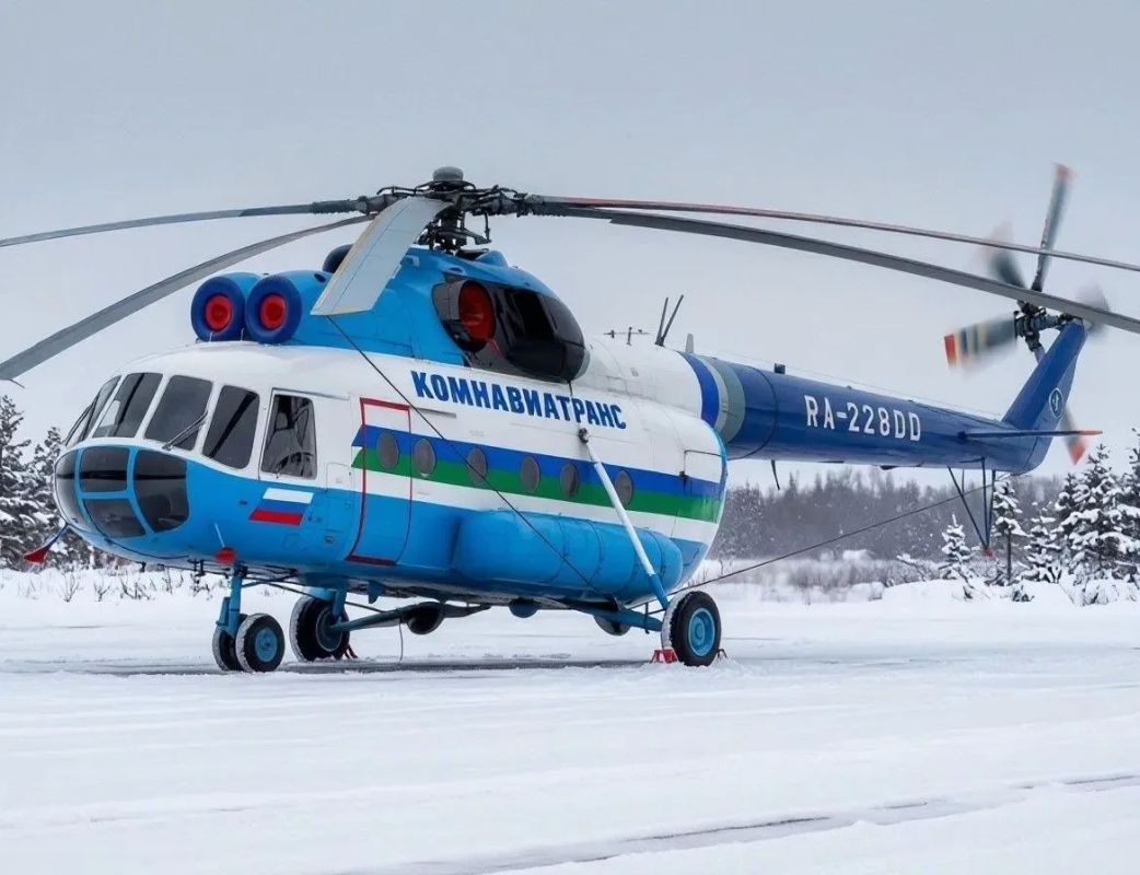 В Усинском районе возобновляют рейсы на вертолетах Ми8