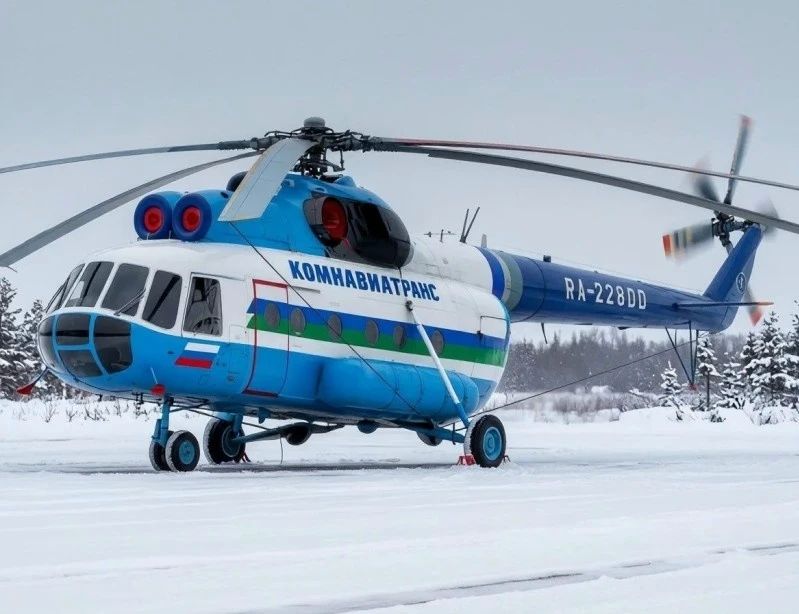В Усинском районе возобновляют рейсы на вертолетах Ми8